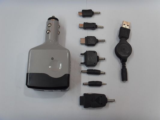 OEM 12V ponsel Mini perjalanan Plug-in USB mobil pengisi daya Adaptor konektor