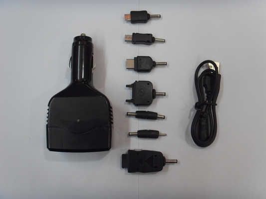 OEM 12V ponsel Mini perjalanan USB mobil Adaptor konektor pengisi baterai dengan memimpin