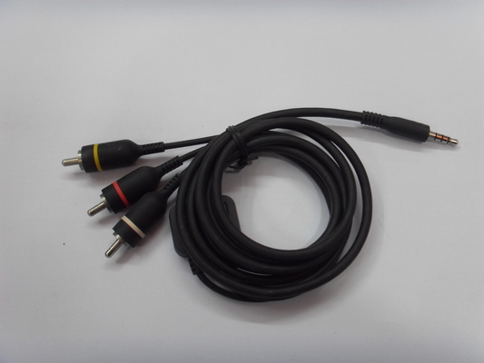 Data Transfer Video Output AV mobil Charger Adapter kabel USB 1.5 m untuk iPod
